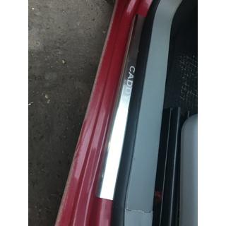 Накладки на дверные пороги Natanika Standard (4 шт, нержавейка) Volkswagen Caddy 2004-2010 гг. фото 4