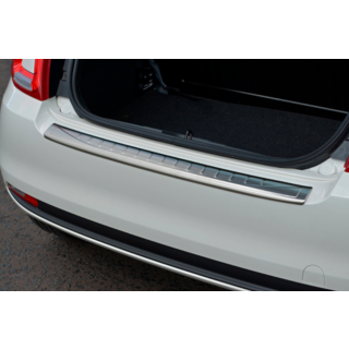 Накладка на задний бампер 3D/Cabrio (OmsaLine, нержавейка) Fiat 500/500L 2013-2022 гг. фото 2