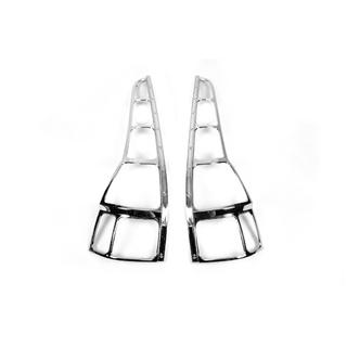 Хром Накладки на Задние Фонари (2 шт, пластик) Honda CRV 2007-2011 гг. фото 2