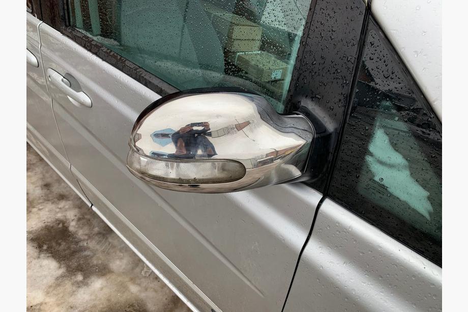 Mercedes Vito W639 2004-2014 гг. Накладки на Зеркала Нержавейка (2004-2010, Viano, 2 шт) Фото 4