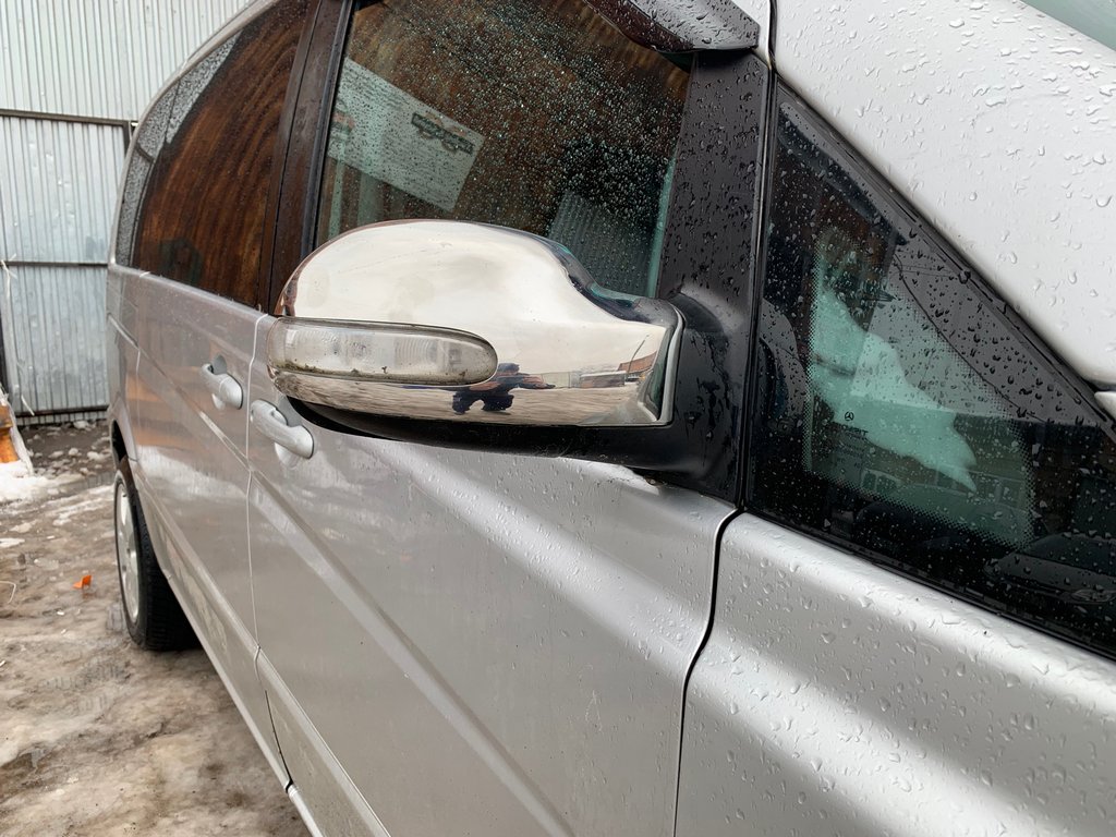 Накладки на дзеркала (2004-2010, Viano, 2 шт, нерж) для Mercedes Vito W639 рр - фото 2