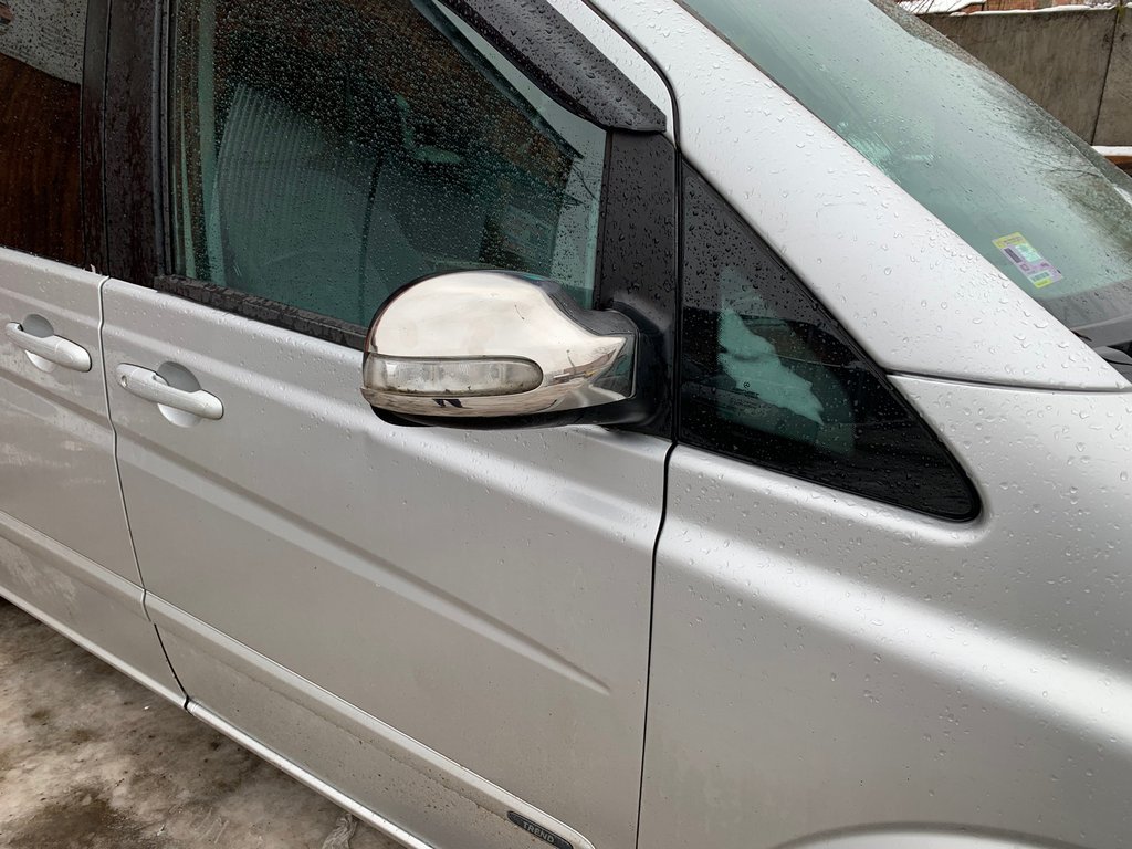 Накладки на дзеркала (2004-2010, Viano, 2 шт, нерж) для Mercedes Vito W639 рр - фото 3