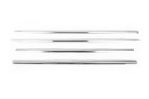 Kia Sorento I BL 2002-2009 гг. Окантовка окон нержавейка (4 шт) OmsaLine - Итальянская Нержавейка фото 3