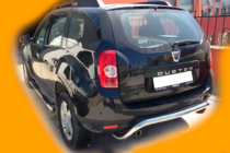 Dacia Duster 2008-2018 гг. Задняя дуга скоба (нержавейка) фото 5