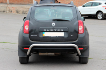 Dacia Duster 2008-2018 гг. Задняя дуга скоба (нержавейка) фото 2