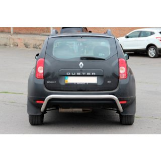 Задняя дуга скоба (нержавейка) Dacia Duster 2008-2018 гг. фото 2