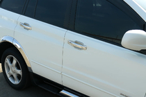 Ssang Yong Rodius Хромированные Накладки на Ручки Дверей (4 шт, пластик) фото 3