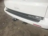 Volkswagen T5 Transporter 2003-2010 гг. Накладка на задний бампер с загибом (ABS-пластик) фото 4