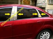 Накладки на дверные стойки из нержавеющей стали (6 шт) фото 2 Накладки на дверные стойки из нержавеющей стали (6 шт) фото 2