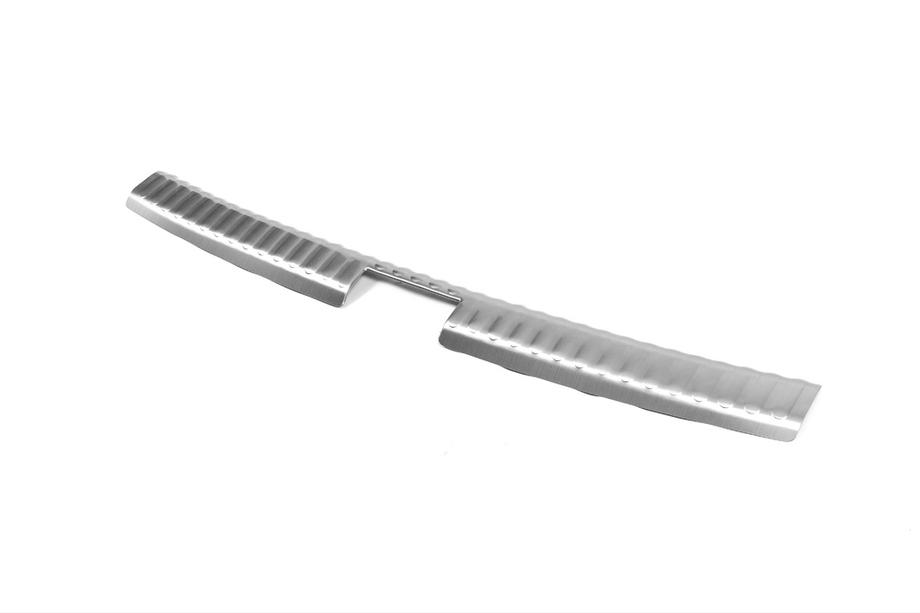 Volkswagen Tiguan 2007-2016 гг. Накладка на задний бампер нержавеющая Libao Image