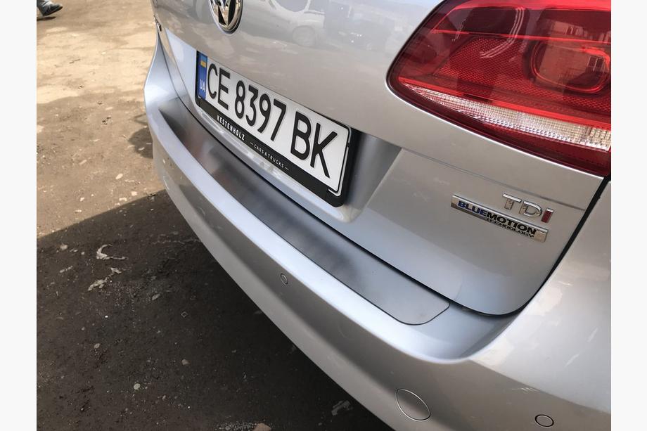 Volkswagen Passat B7 2012-2015 гг. Накладка на задний бампер Nataniko (нержавейка) Фото 7