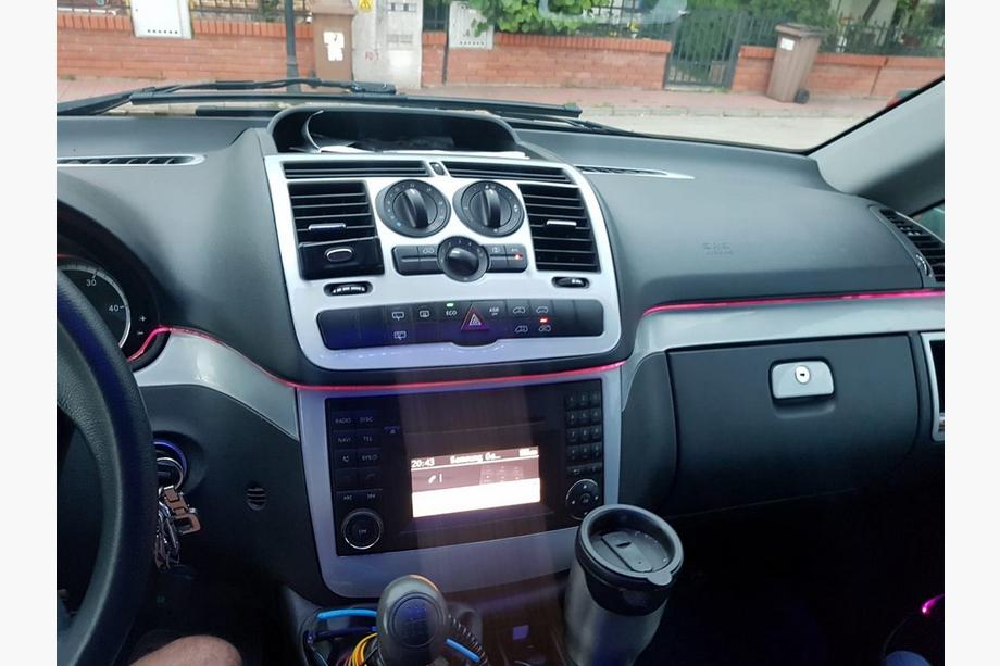 Mercedes Vito W639 2004-2014 гг. Накладки на панель (Meric, Полный комплект) 2004-2006, Алюминий Фото 12