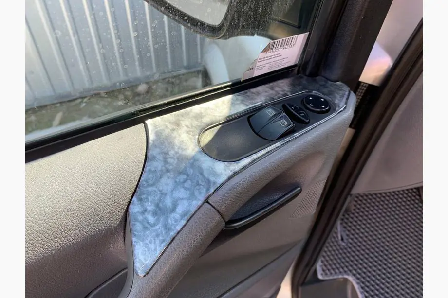 Mercedes Vito W639 2004-2014 гг. Накладки на панель (Meric, Полный комплект) 2006-2014, Карбон Фото 16