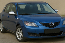 Mazda 3 2003-2009 гг. Накладки на Зеркала (2 шт, Нержавеющая Сталь) фото 1