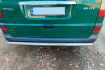 Mercedes Vito W639 2004-2014 гг. Задняя дуга AK002 (нерж. сталь) фото 3