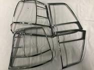 Toyota Land Cruiser 200 2007-2021 гг. Хромированные Накладки на Задние Фонари (2008-2012, 4 шт., Пластик) фото 2