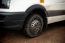 Широкие накладки на арки (4 шт, черные) фото 4