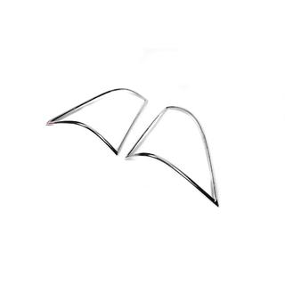 Хром Накладки на Задние Фонари (2 шт, пластик) Mercedes ML W163 1997-2005 гг. фото 3