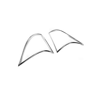 Хром Накладки на Задние Фонари (2 шт, пластик) Mercedes ML W163 1997-2005 гг. фото 4