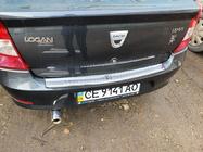 Dacia Logan I 2008-2012 гг. Накладка на задний бампер Carmos нержавейка фото 3