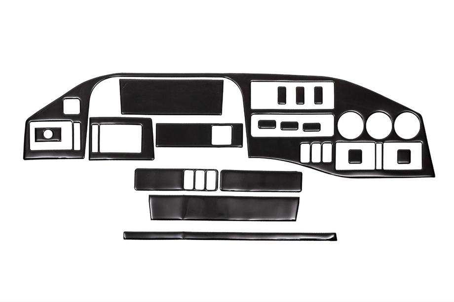 Mercedes Sprinter W901/902/903/904/905 1995–2006 гг. (Tdi, 1995-2000) Накладки на торпедо (MERIC) Черный рояль Фото 4