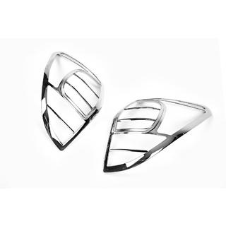 Накладки на Задние Фонари 2006-2009 (2 шт, пластик) Toyota Rav 4 2006-2013 гг. фото 3