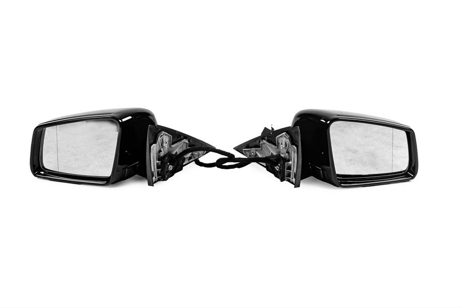 Mercedes S-class W221 2005-2013 гг. Боковые зеркала рестайлинг (2 шт., черные) Фото 6