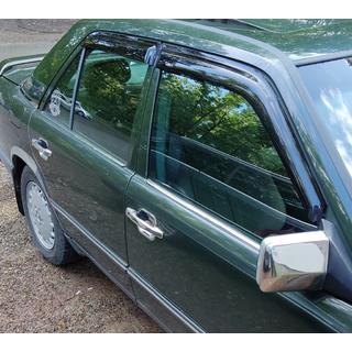 Окантовка окон нержавейка (4 шт) Mercedes E-сlass W124 1984-1997 гг. фото 2