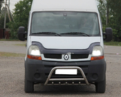Nissan Interstar 2002-2010 гг. Передняя дуга WT003 (нерж. сталь) фото 1