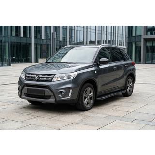 Боковые Подножки Allmond Black (2 шт., Алюминий) Suzuki Vitara 2015- гг. фото 1