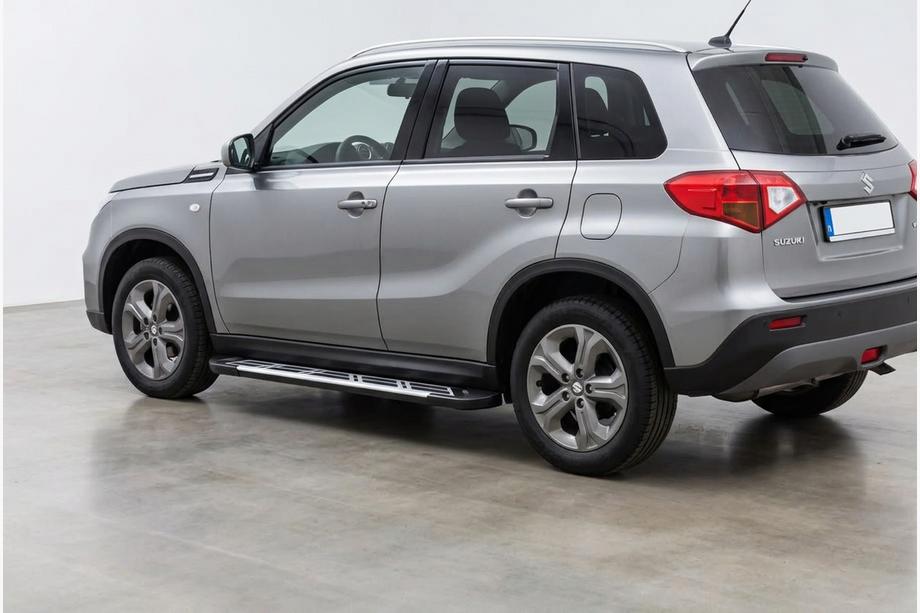 Suzuki Vitara 2015- гг. Боковые Подножки Sunrise (2 шт., Алюминий) Image