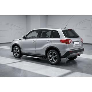 Боковые пороги RedLine V1 (2 шт., алюминий) Suzuki Vitara 2015- гг. фото 1