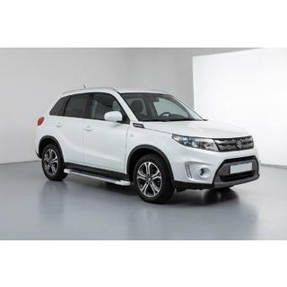 Боковые Подножки Allmond White (2 шт., Алюминий) Suzuki Vitara 2015- гг. фото 1