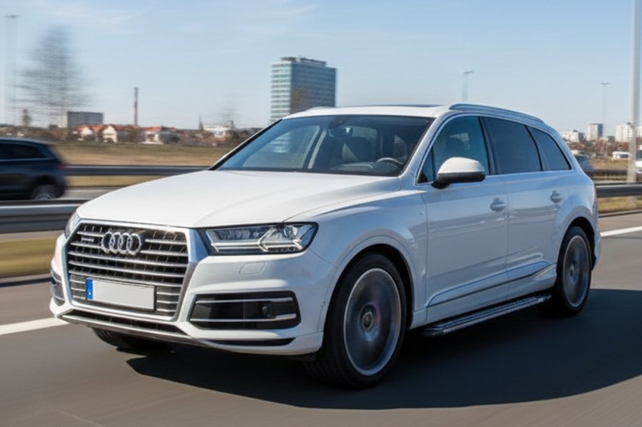 Audi Q7 2015–2026 гг. Боковые Подножки Rainbow (2 шт., Алюминий) Image