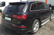 Audi Q7 2015–2026 гг. Боковые пороги Allmond Grey (2 шт., алюминий) фото 2