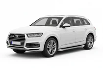 Audi Q7 2015–2026 гг. Боковые Подножки Allmond White (2 шт., Алюминий) фото 1