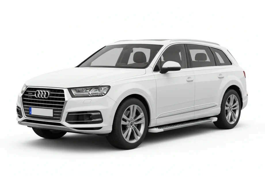 Audi Q7 2015–2026 гг. Боковые Подножки Allmond White (2 шт., Алюминий) Image