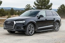Audi Q7 2015–2026 гг. Боковые пороги Bosphorus Grey (2 шт., алюминий) фото 1