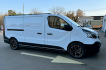 Fiat Talento 2016- гг. Боковые Подножки Allmond Black (2 шт., Алюминий) фото 2