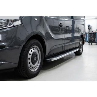 Боковые Подножки Fullmond (2 шт., Алюминий) Fiat Talento 2016- гг. фото 1