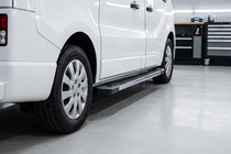 Opel Vivaro 2015-2019 гг. Боковые пороги RedLine V1 (2 шт., алюминий) фото 1