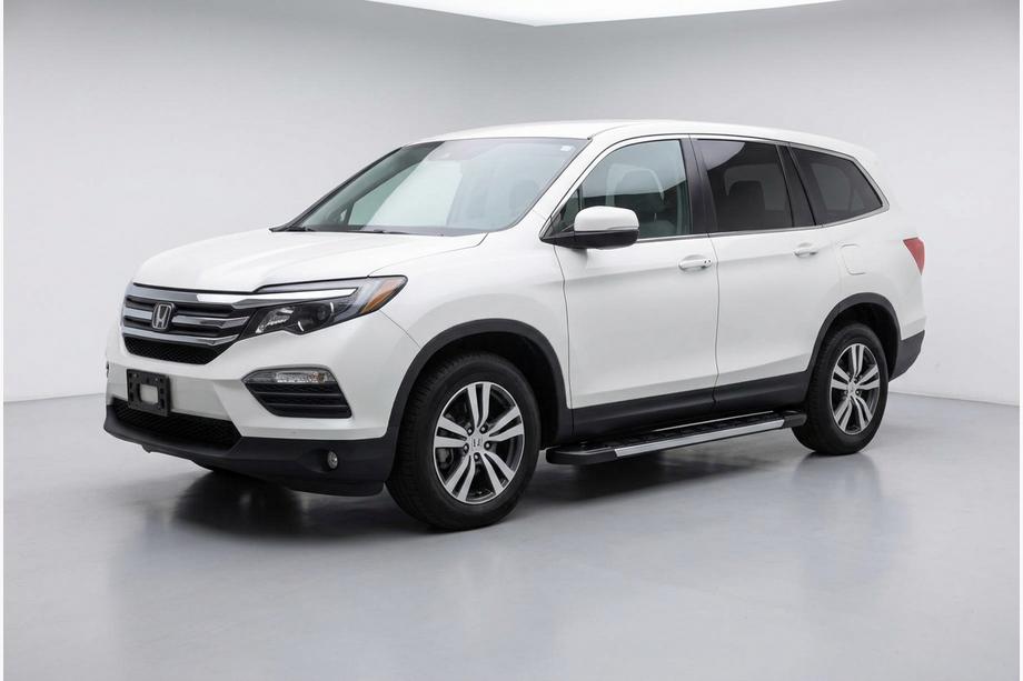 Honda Pilot 2015-2022 гг. Боковые пороги RedLine V1 (2 шт., алюминий) Image