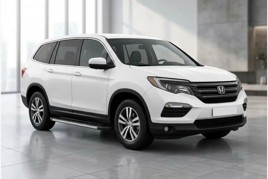 Honda Pilot 2015-2022 гг. Боковые Подножки Duru (2 шт., Алюминий) Image