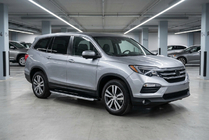 Honda Pilot 2015-2022 гг. Боковые Подножки Fullmond (2 шт., Алюминий) фото 1