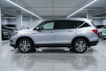 Honda Pilot 2015-2022 гг. Боковые Подножки Maydos V2 (2 шт., Алюминий и Нержавейка) фото 1