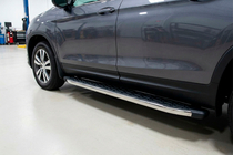 Honda Pilot 2015-2022 гг. Боковые Подножки BlackLine (2 шт., Алюминий) фото 1