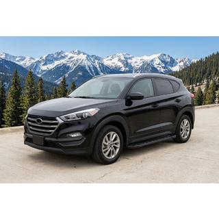 Боковые Подножки RedLine Black (2шт) Hyundai Tucson TL 2016-2021 гг. фото 1