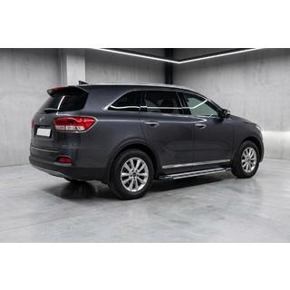 Боковые Подножки Rainbow (2 шт., Алюминий) Kia Sorento III UM 2014-2020 гг. фото 1