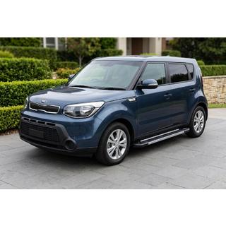 Боковые Подножки Duru (2 шт., Алюминий) Kia Soul II 2013-2018 гг. фото 1