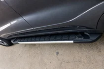 Kia Sportage 2015-2021 гг. Боковые пороги RedLine V1 (2 шт., алюминий) фото 1